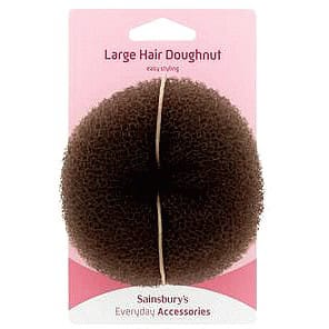 Sainsbury's Hair Doughnut Large Brunette