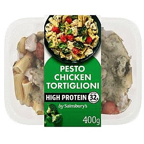 Sainsbury's High Protein Creamy Chicken Pesto Pasta (400g)