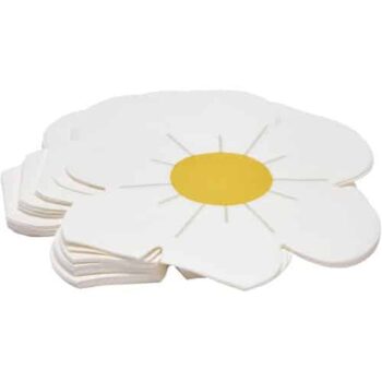 Sainsbury's Home 3ply Daisy Flower Paper Napkins (20 x 33cm)