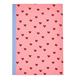 Sainsbury's Home A4 Hearts Bound Notebook