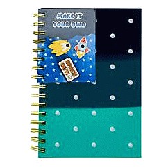 Sainsbury's Home A5 Space Charm Notebook
