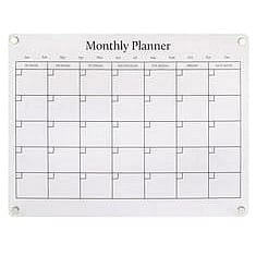 Sainsbury's Home Acrylic Monthly Magnetic Planner