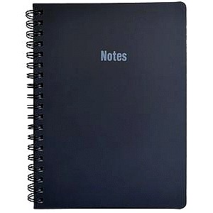 Sainsbury's Home B5 Wiro Notebook Black