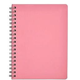 Sainsbury's Home B5 Wiro Notebook Pink