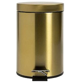 Sainsbury's Home Bathroom Bin Gold (3 Litre)
