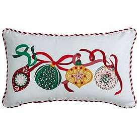 Sainsbury's Home Bauble Printed Cushion 30x50