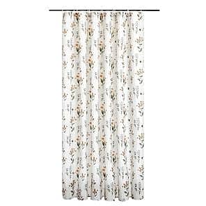 Sainsbury's Home Bee Print Shower Curtain