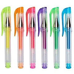 Sainsbury's Home Bold Mini Gel Pens (6)