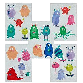 Sainsbury's Home Bold Monsters Stickers