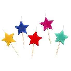 Sainsbury's Home Bright Star Candles (5)