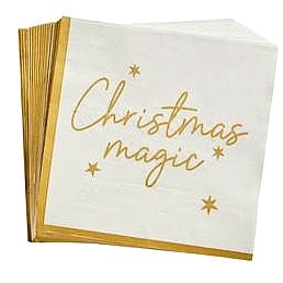 Sainsbury's Home Christmas Magic Napkins (20)