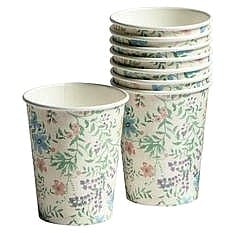 Sainsbury's Home Dressing Table Floral Cups (8)