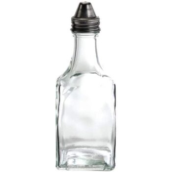Sainsbury's Home Essentials square glass vinegar bottle