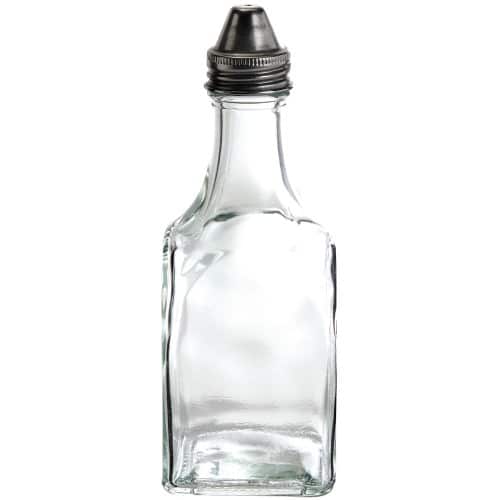 Sainsbury's Home Essentials square glass vinegar bottle