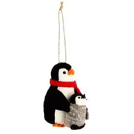 Sainsbury's Home Felt Penguins Single Decoration