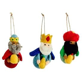 Sainsbury's Home Felt Wise Men (3)