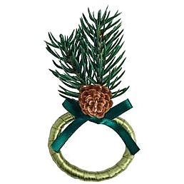 Sainsbury's Home Foliage Napkin Rings (2)