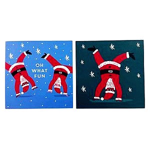 Sainsbury's Home Fun Santa Multipack Card (10)