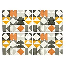 Sainsbury's Home Geo Corkback Placemats (4)
