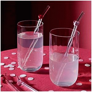 Sainsbury's Home Glass Straws (4)