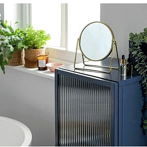 Sainsbury's Home Gold Metal Swivel Mirror