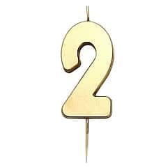 Sainsbury's Home Gold Number Candle Age 2