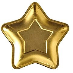 Sainsbury's Home Gold Star Paper Plates (10)