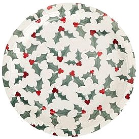 Sainsbury's Home Holly Paper Plates (10 x 23cm)