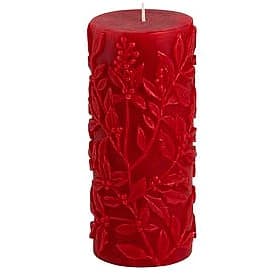 Sainsbury's Home Holly Pillar Candle