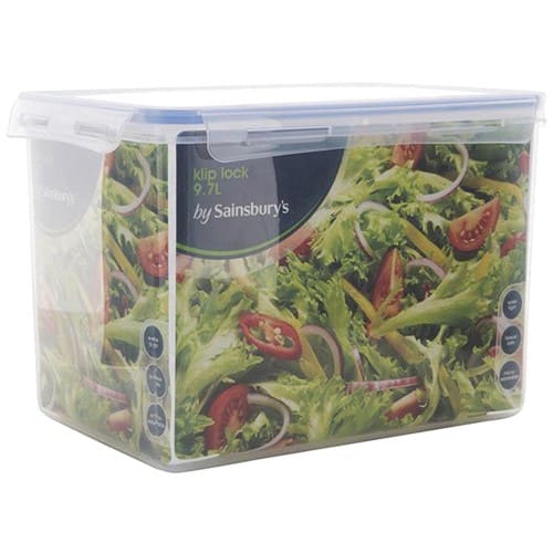 Sainsbury's Home Klip Lock Storage (9.7 Litre)