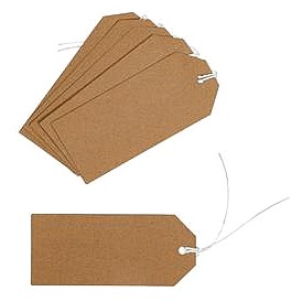Sainsbury's Home Kraft Luggage Tags (32)