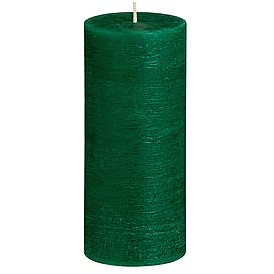 Sainsbury's Home Large Pillar Candle Green