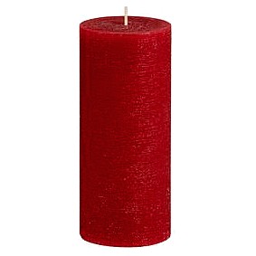 Sainsbury's Home Large Pillar Candle Red
