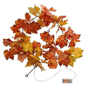 Sainsbury's Home Light Up Leaf Garland