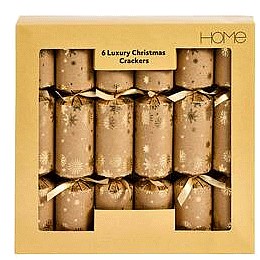 Sainsbury's Home Luxury Snowflake Crackers (6)