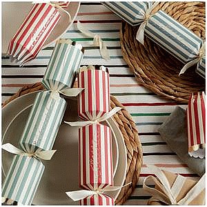 Sainsbury's Home Luxury Striped Crackers (6)