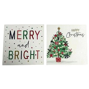 Sainsbury's Home Merry & Bright Multipack Card (10)