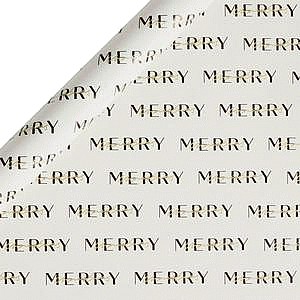 Sainsbury's Home Merry Christmas Wrapping Paper (3m)