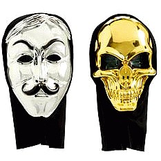 Sainsbury's Home Metallic Mask Assortment