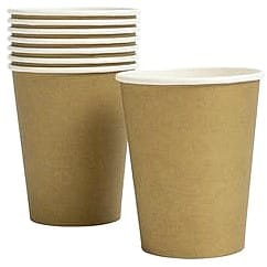 Sainsbury's Home Paper Cups Gold