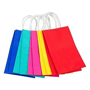 Sainsbury's Home Party Bags Mixed Rainbow (10)