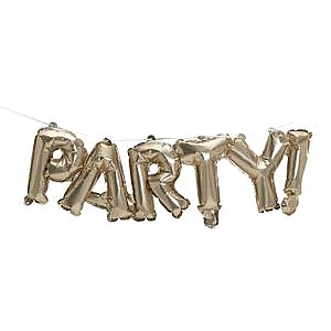 Sainsbury's Home Party! Foil Balloon Gold