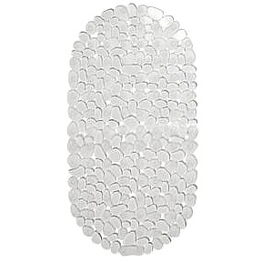Sainsbury's Home Pebbles Bath Mat Clear