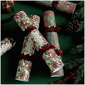 Sainsbury's Home Premium Poinsettia Crackers (6)