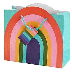 Sainsbury's Home Rainbow Die Cut Medium Bag