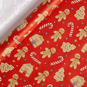 Sainsbury's Home Red Kraft Gingerbread Wrap (4m)