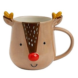 Sainsbury's Home Reindeer 3D Mug