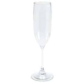 Sainsbury's Home Reusable Plastic Champagne Flute
