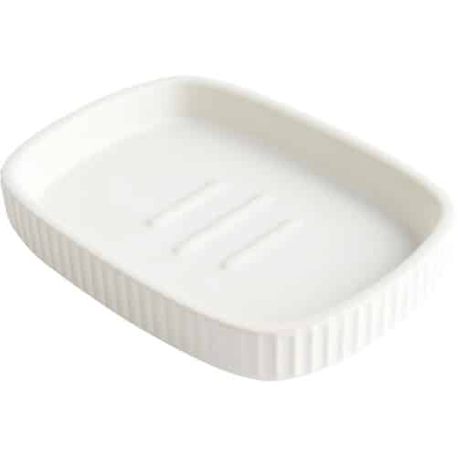 Sainsbury's Home Ribbed Soap Dish White