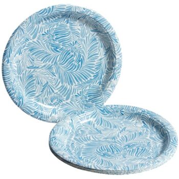 Sainsbury's Home Shoreline Blue Paper Plate (10)
